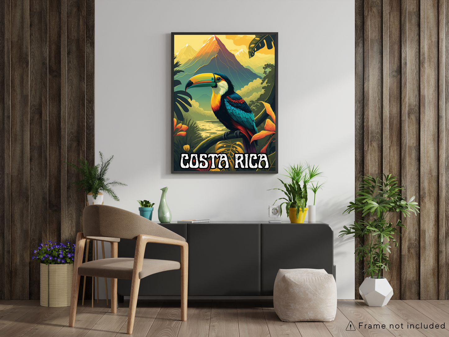 Costa Rica Printed Poster