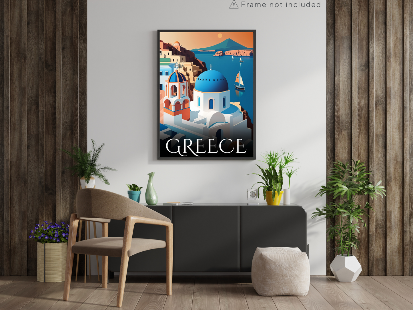 Greece Downloadable Poster