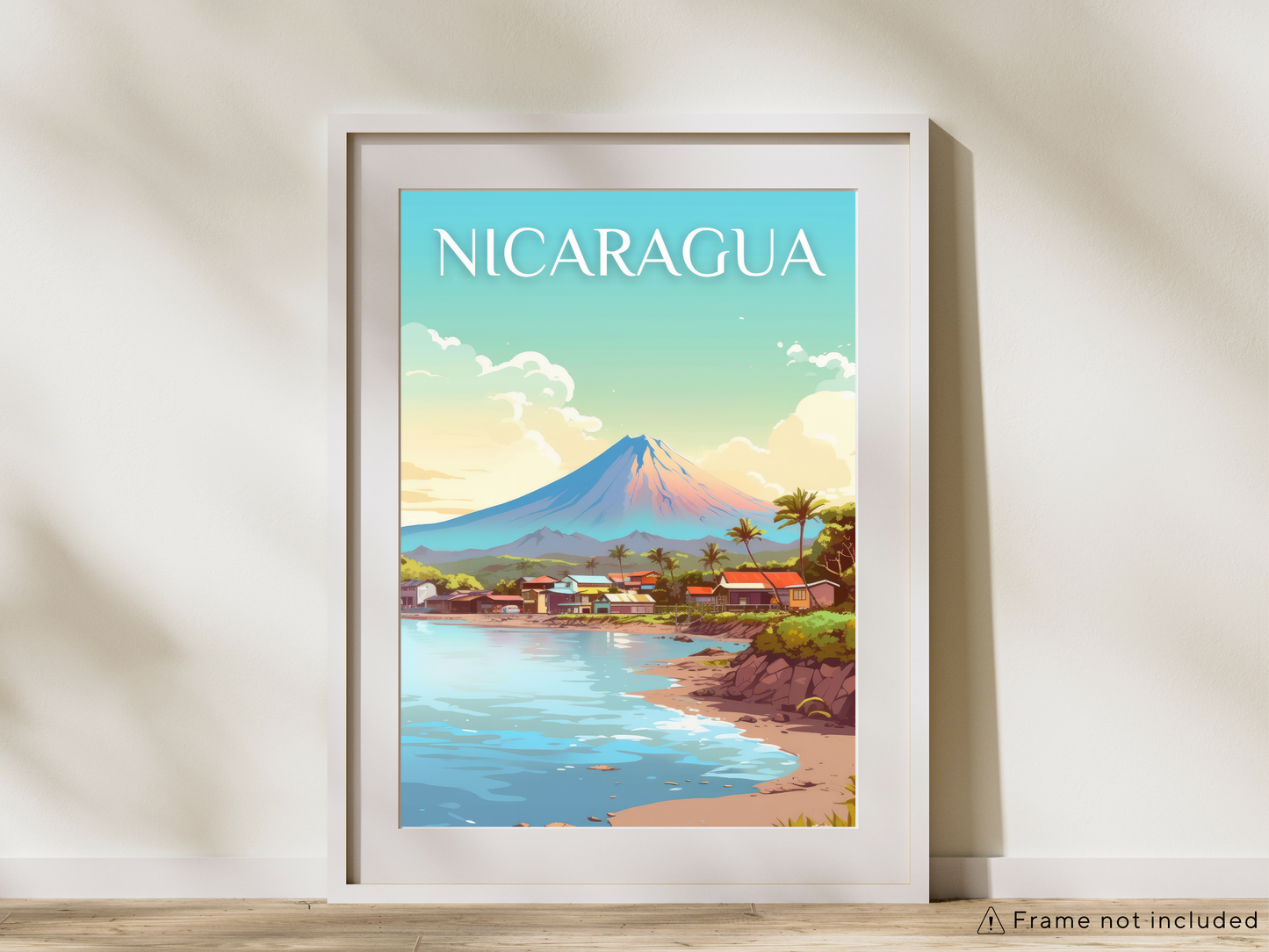 Nicaragua Printed Poster