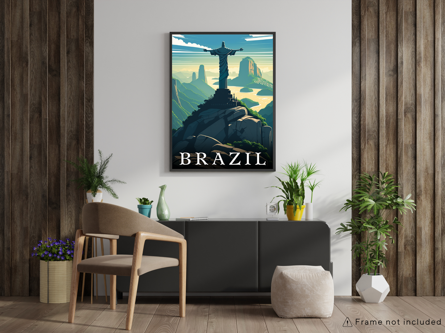 Brazil Printed Poster