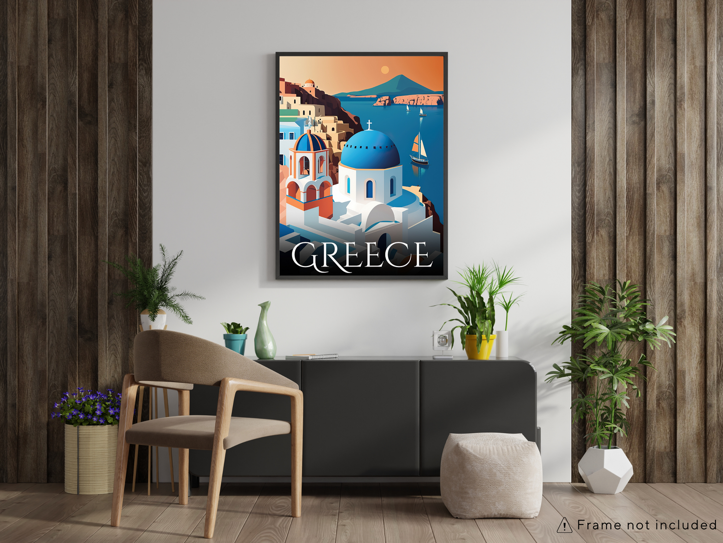 Greece Printed Poster