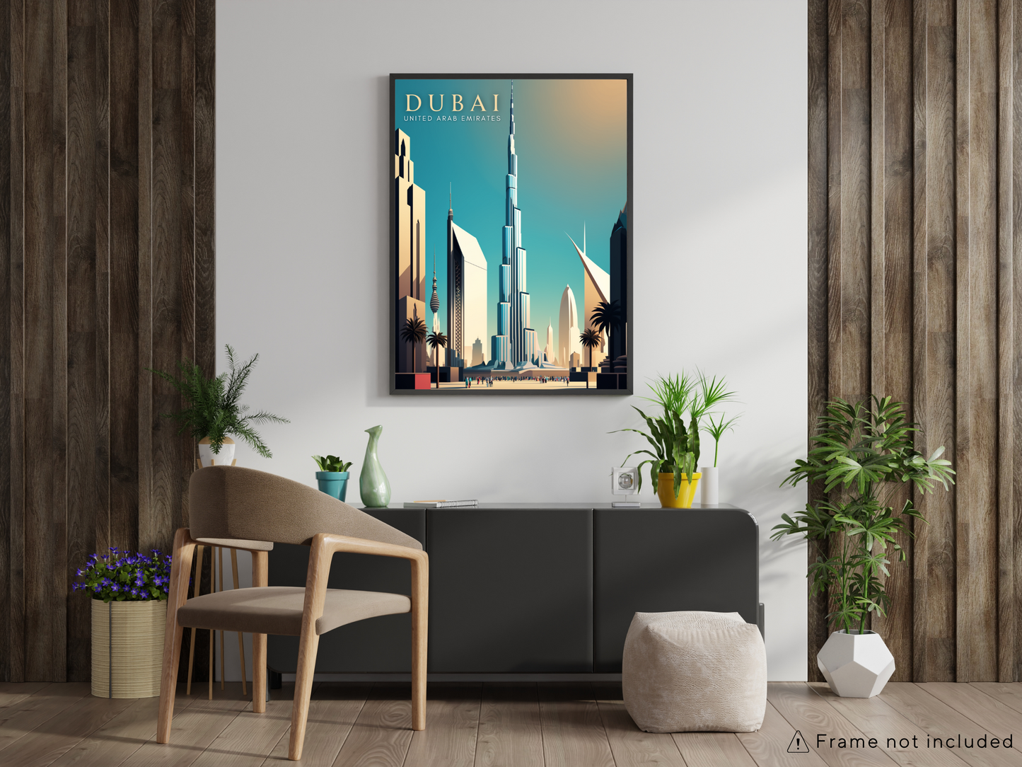 Dubai Printed Poster