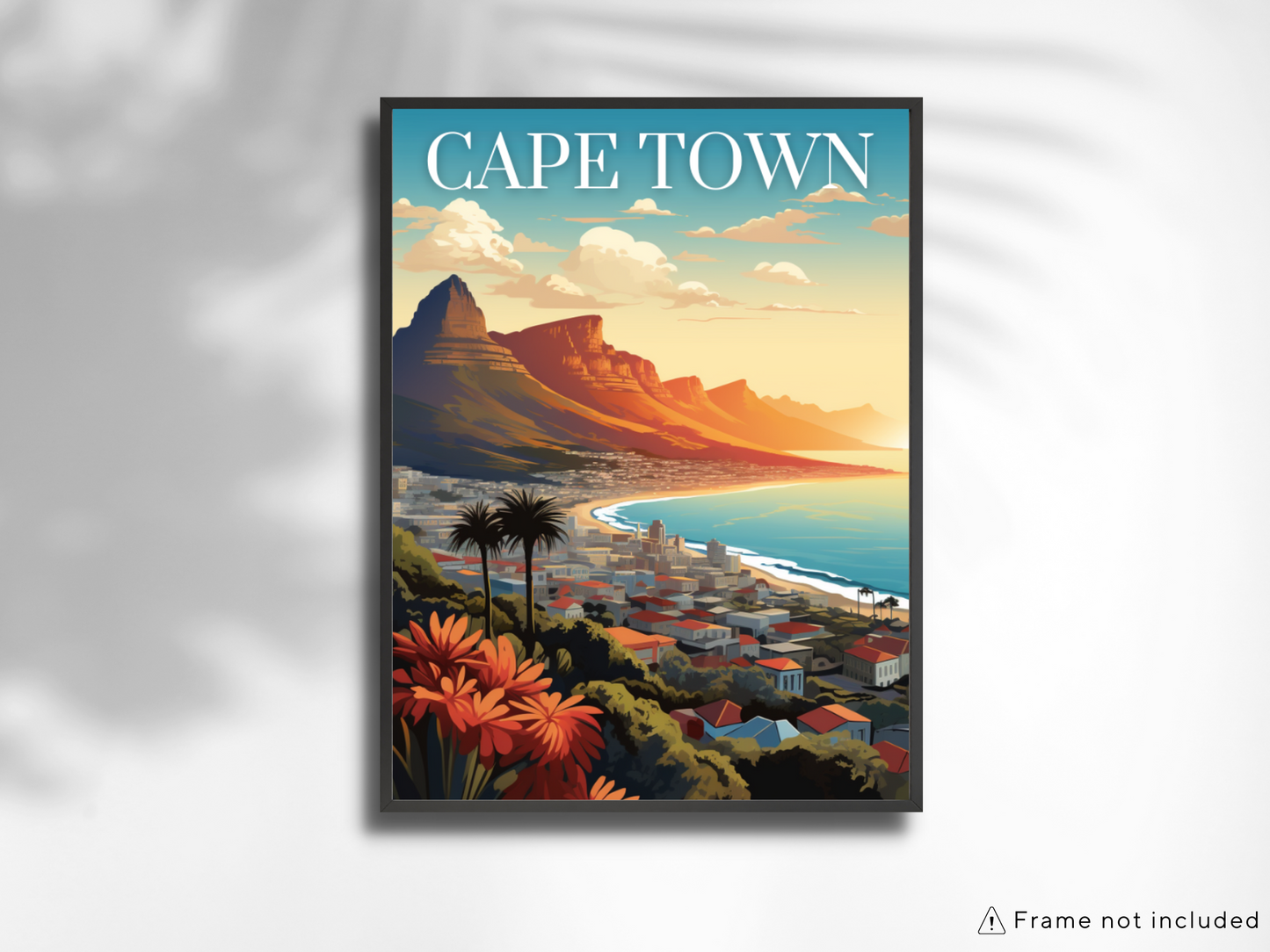 Cape Town Printed Poster