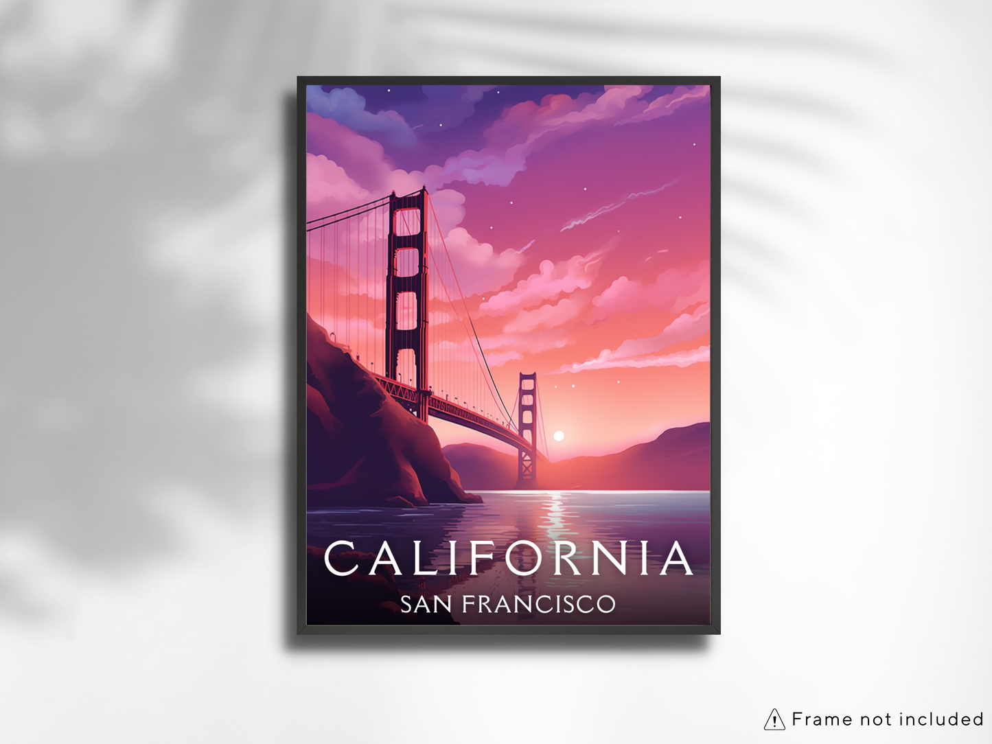 California (San Francisco) Printed Poster