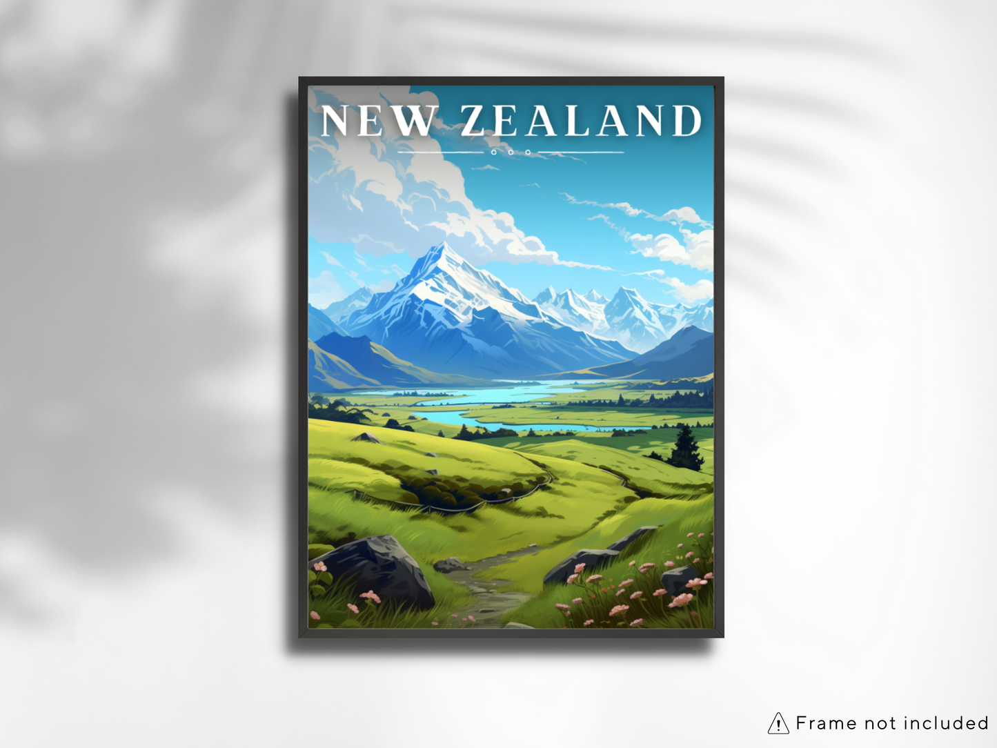 New Zealand Printed Poster