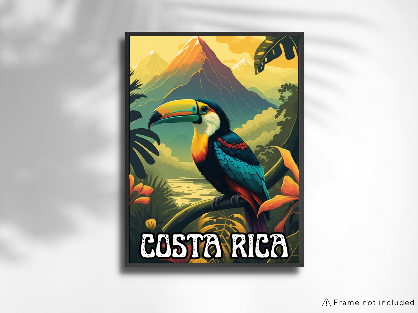 Costa Rica Printed Poster