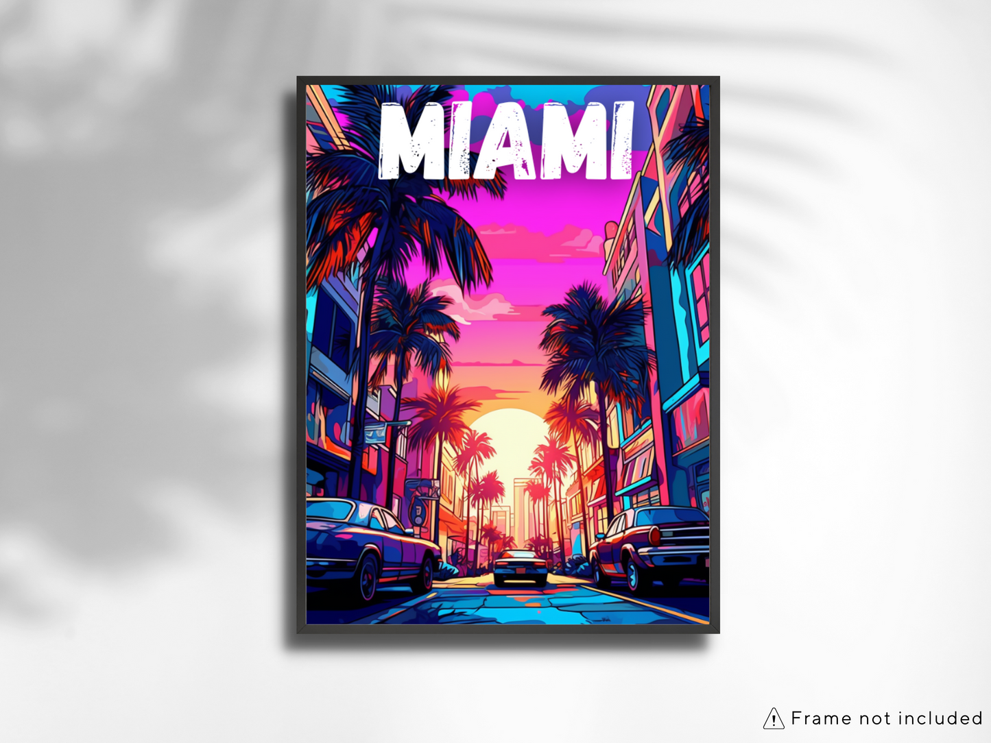 Miami Printed Poster