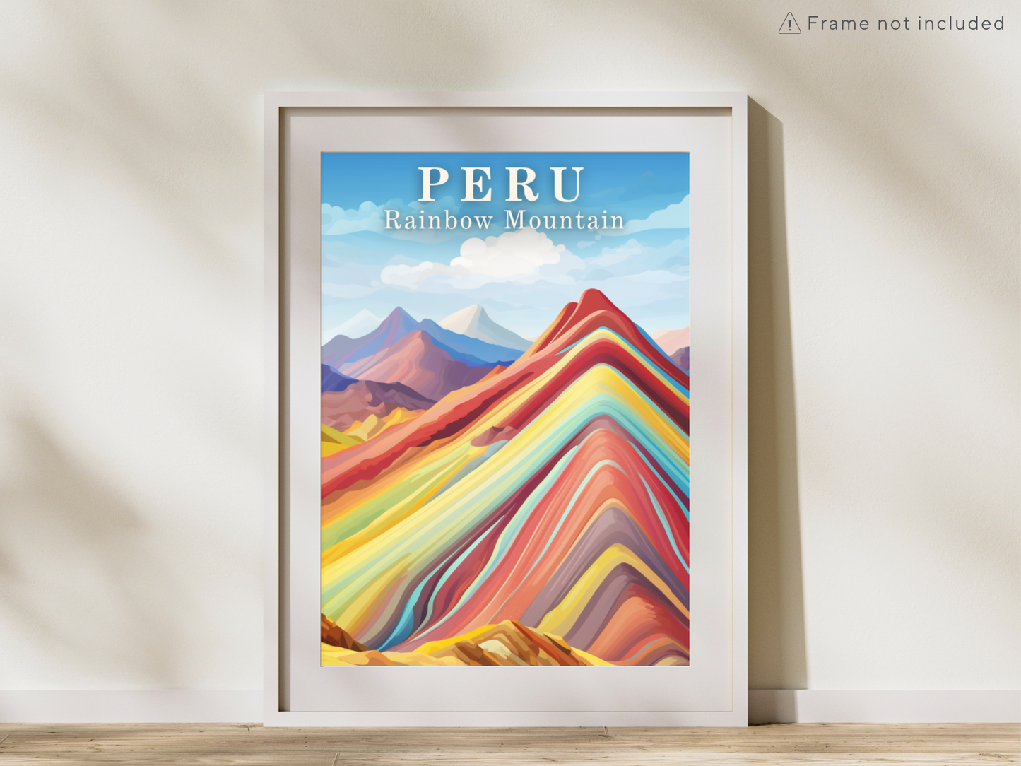 Peru: Rainbow Mountain Downloadable Poster