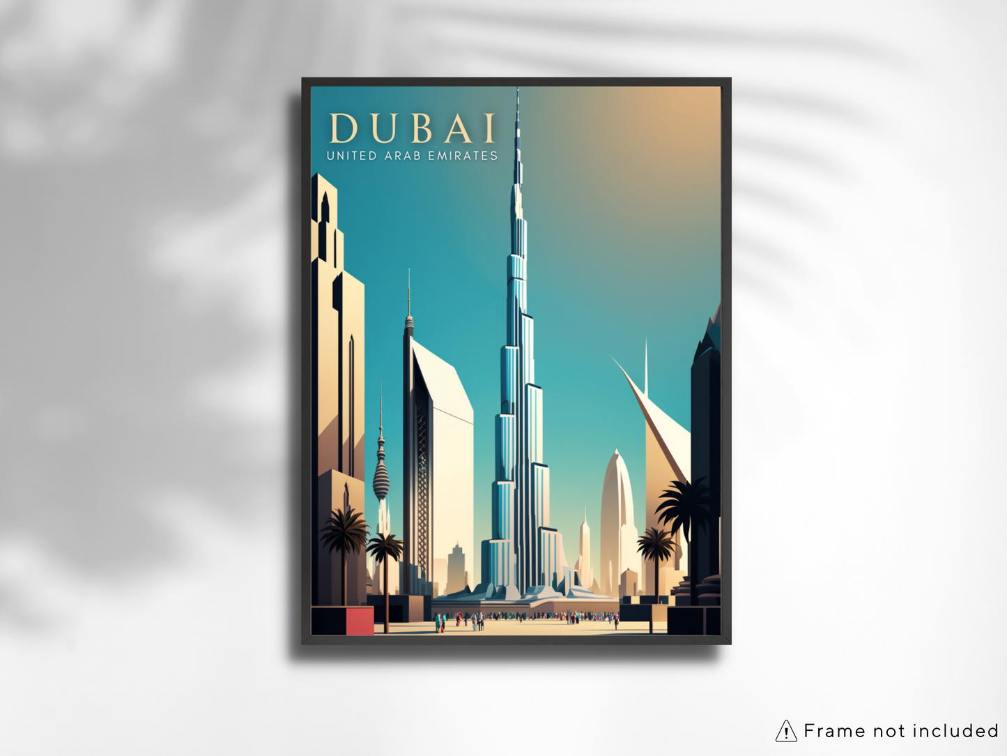 Dubai Printed Poster