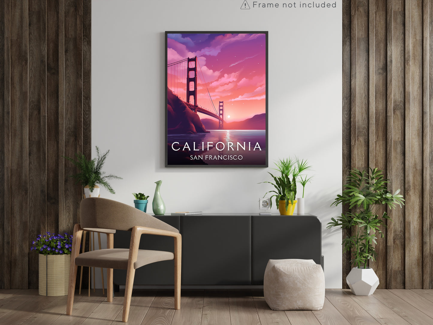 California (San Francisco) Downloadable Poster