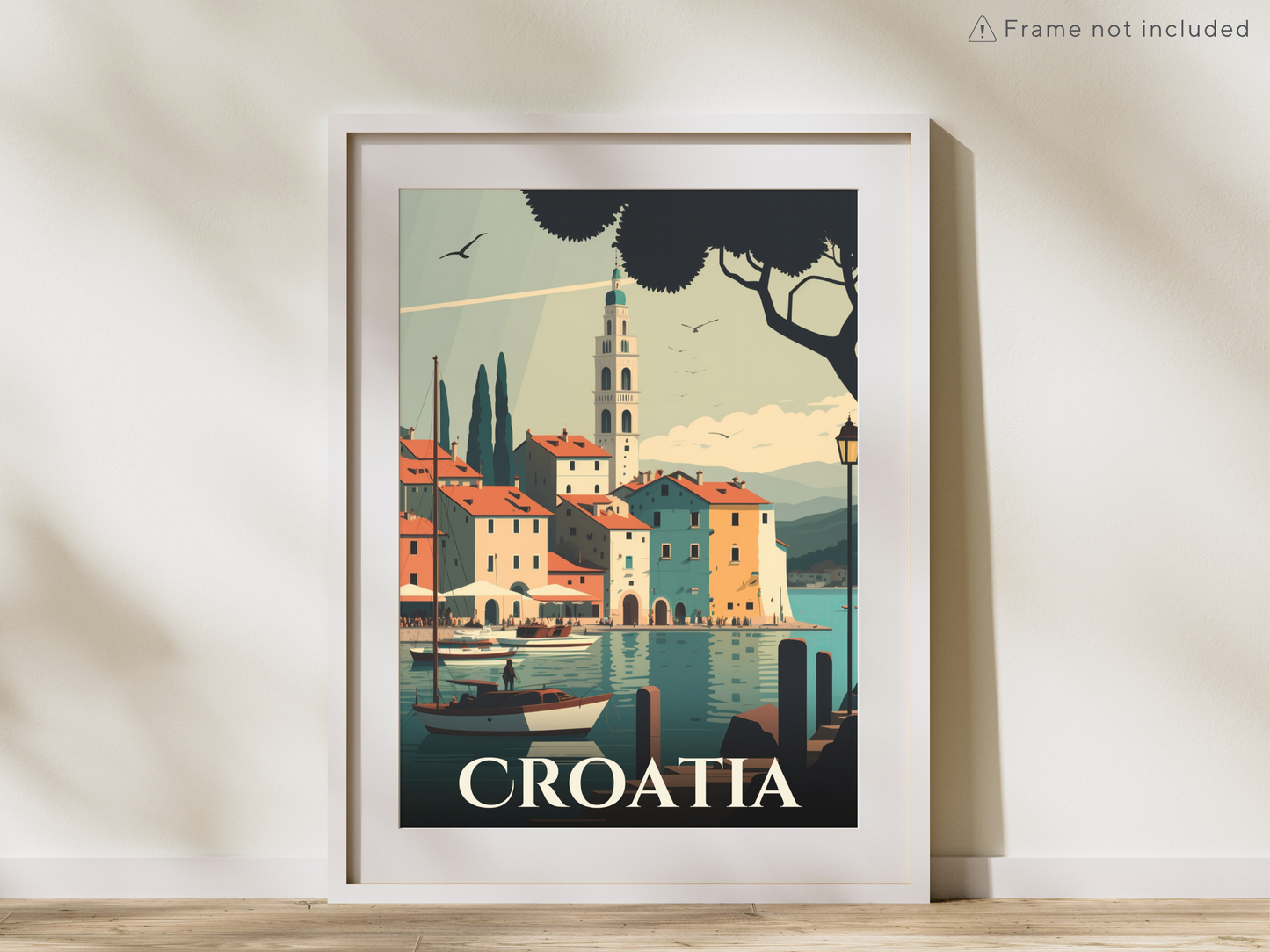 Croatia Downloadable Poster