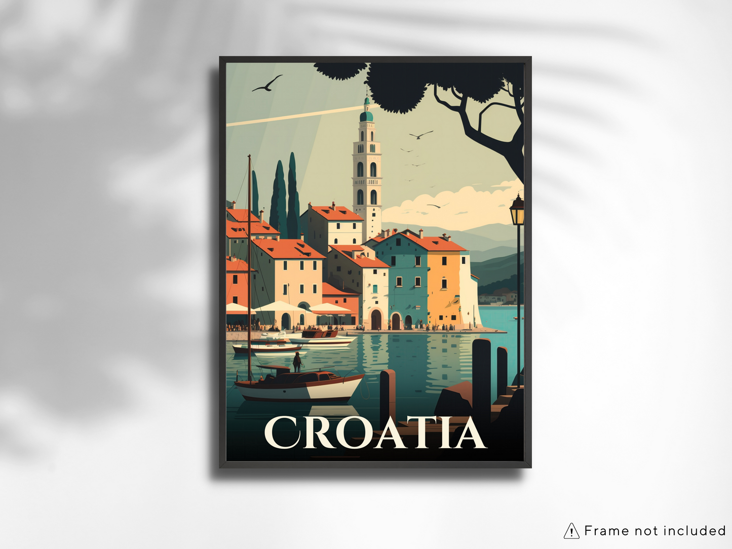 Croatia Printed Poster