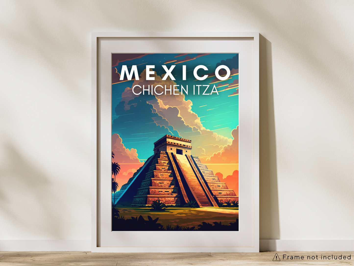 Mexico ( Chichen Itza) Printed Poster