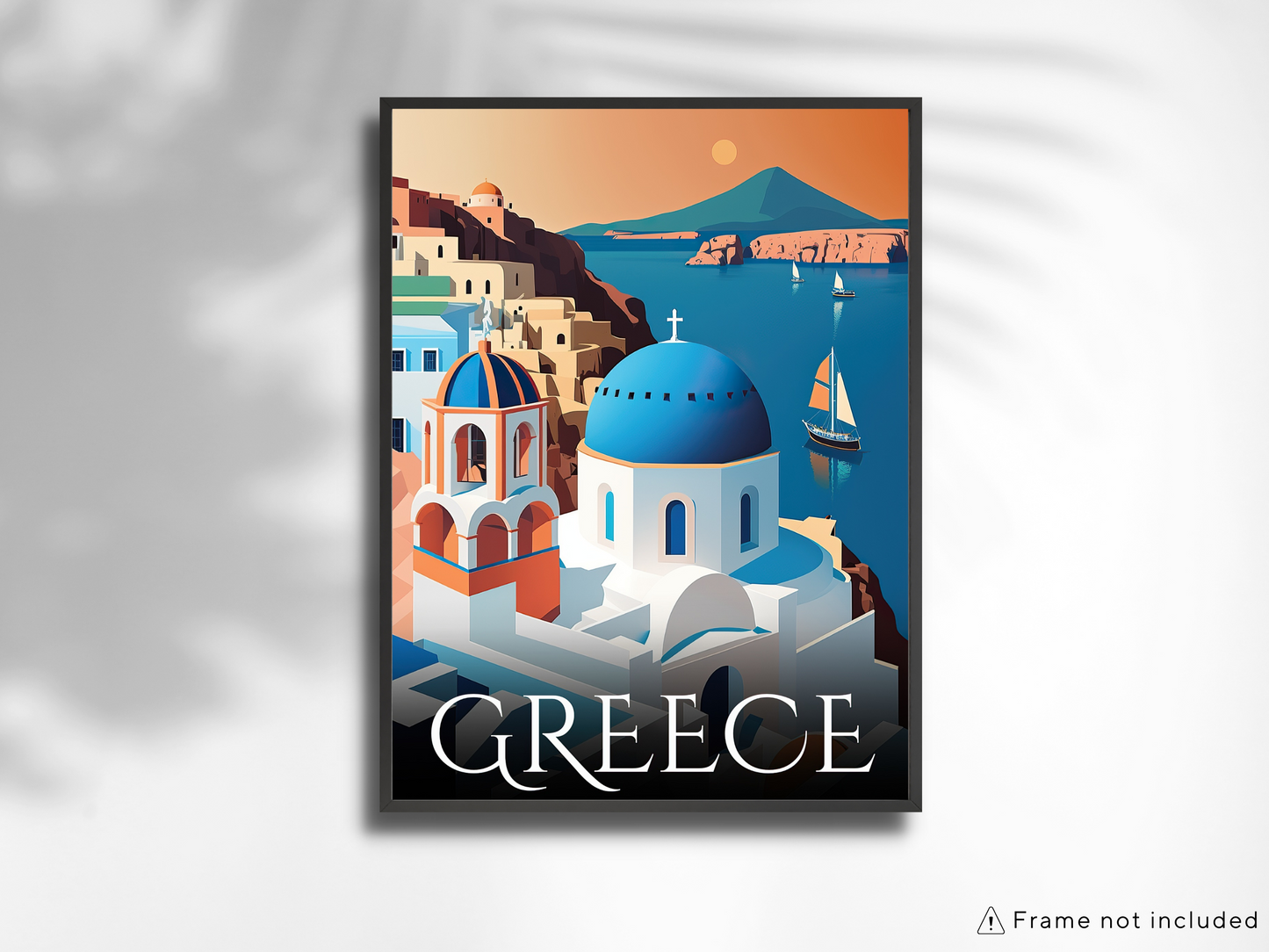 Greece Printed Poster