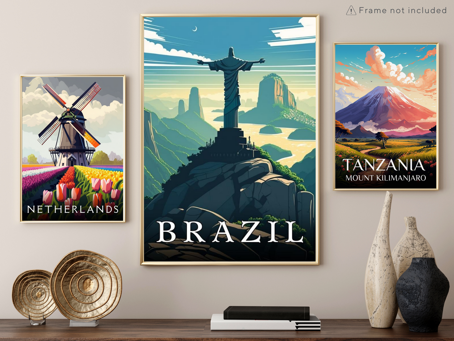 Brazil Printed Poster