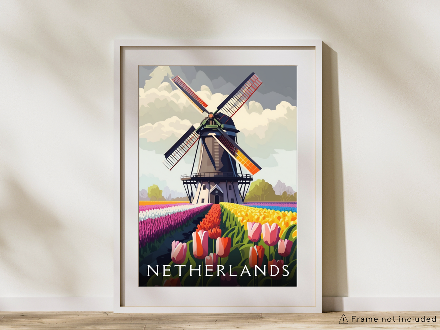 Netherlands Printed Poster