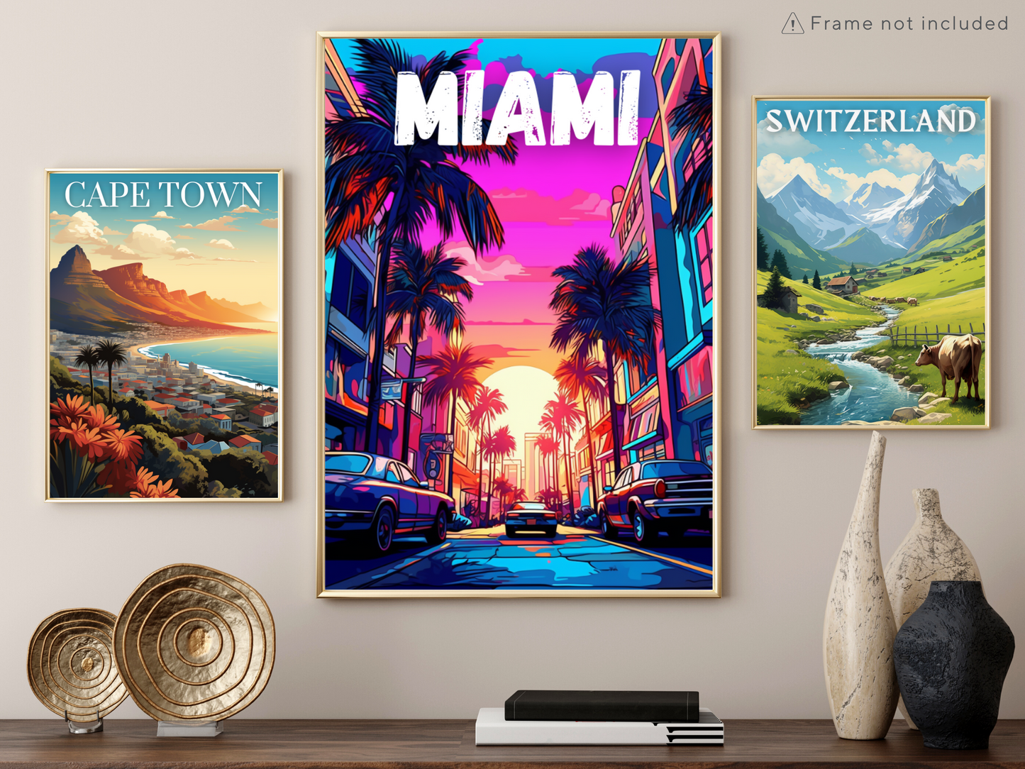 Miami Printed Poster