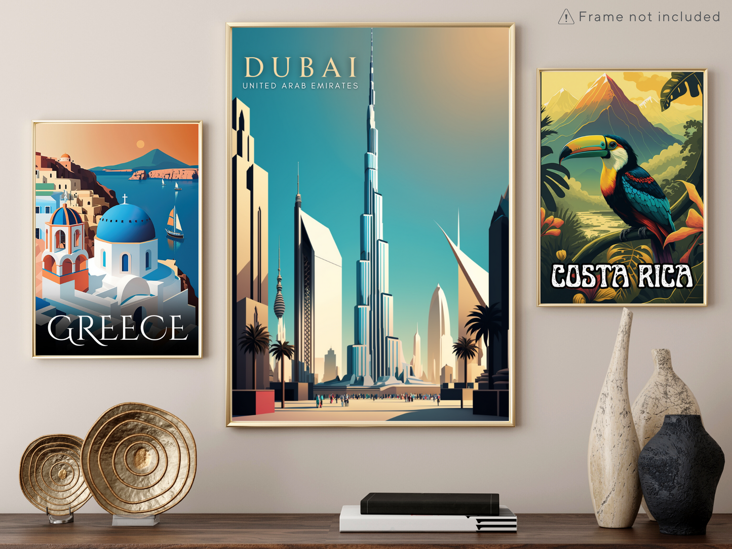 Dubai Printed Poster