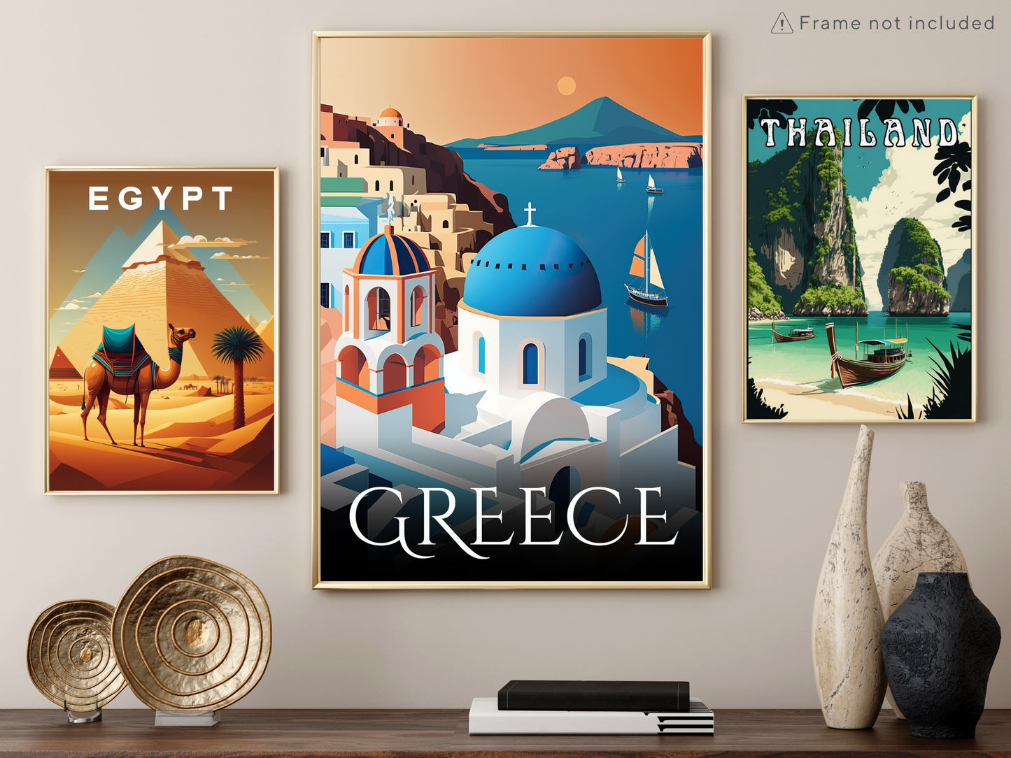 Greece Printed Poster