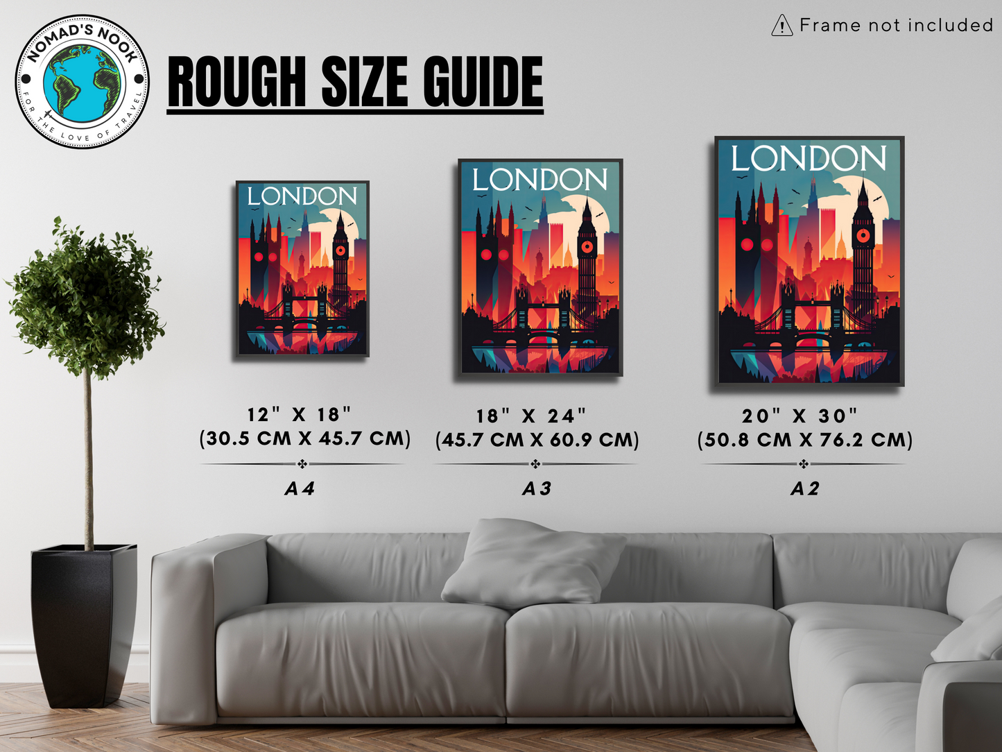 London Printed Poster