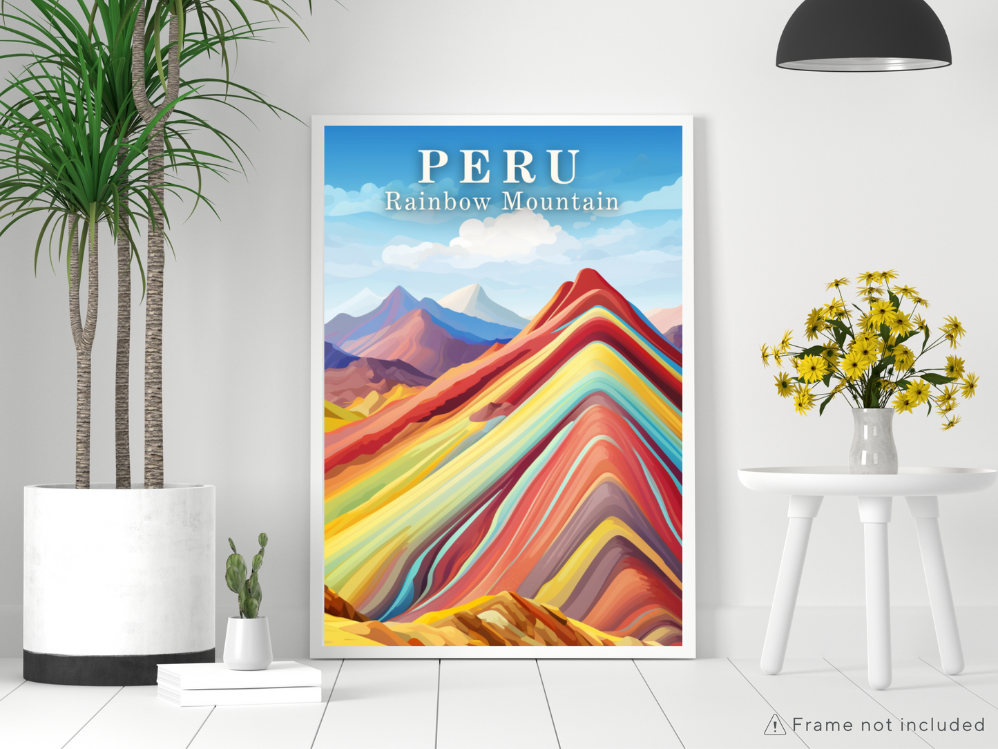 Peru: Rainbow Mountain Downloadable Poster