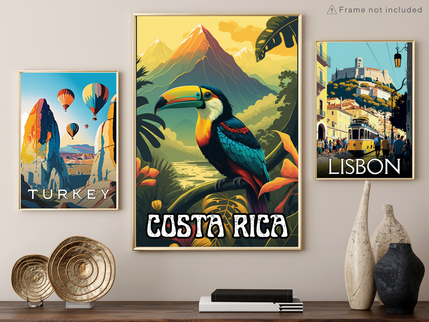 Costa Rica Printed Poster