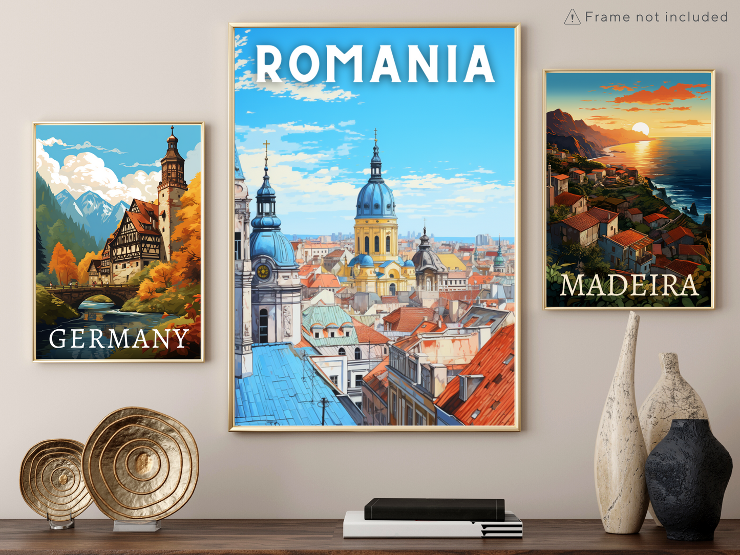 Romania Printed Poster