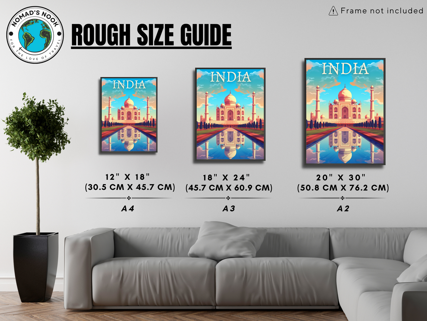 India Printed Poster