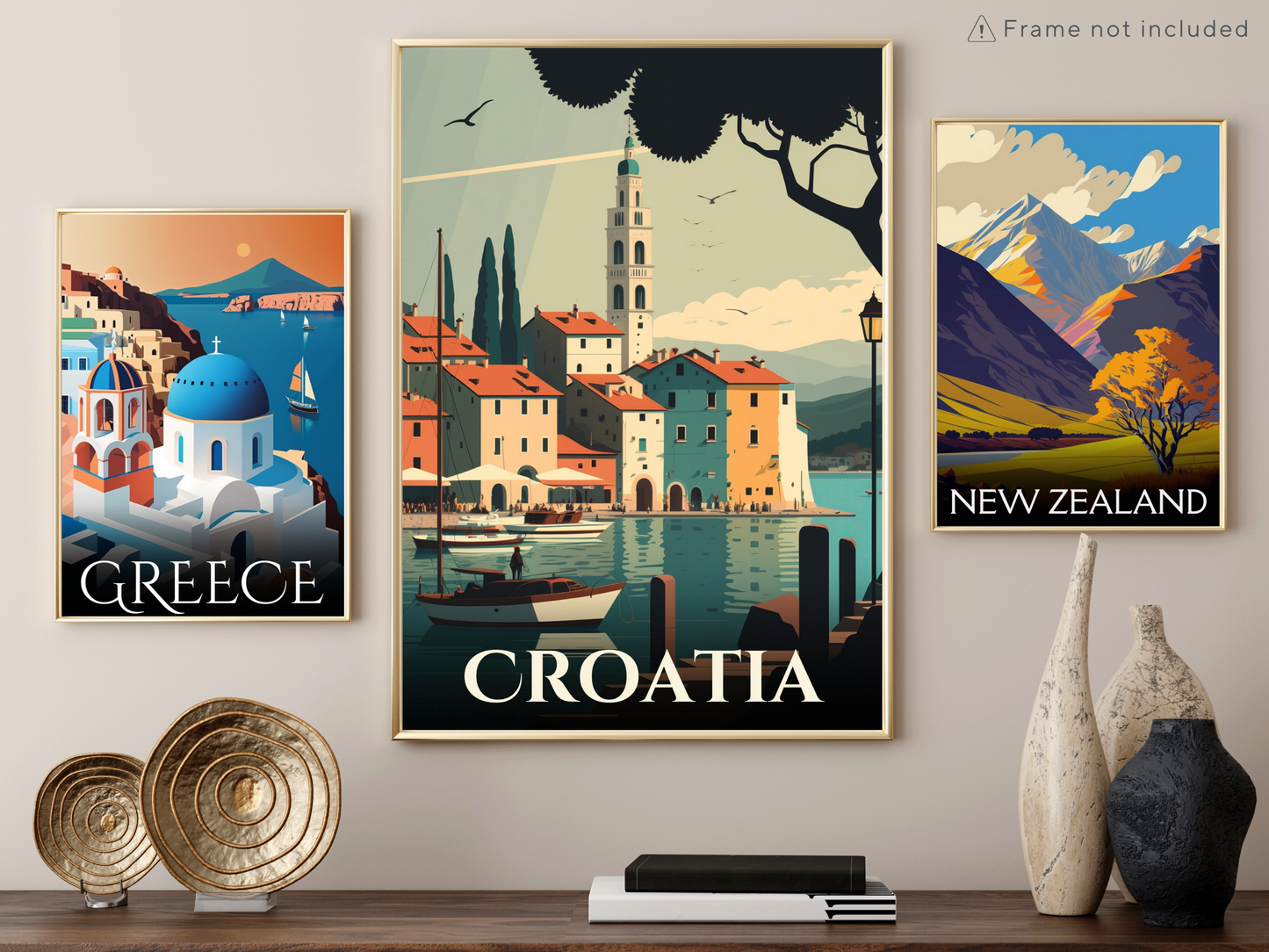 Croatia Printed Poster