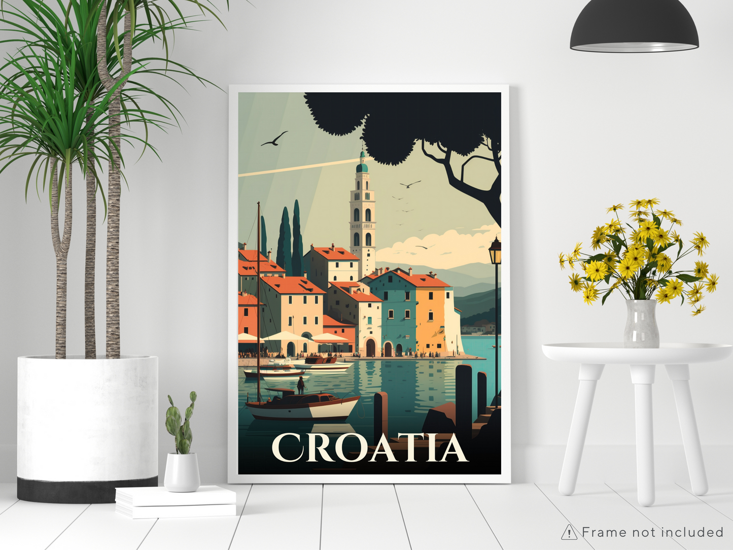 Croatia Downloadable Poster