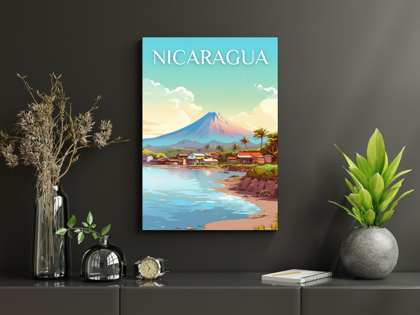 Nicaragua Printed Poster