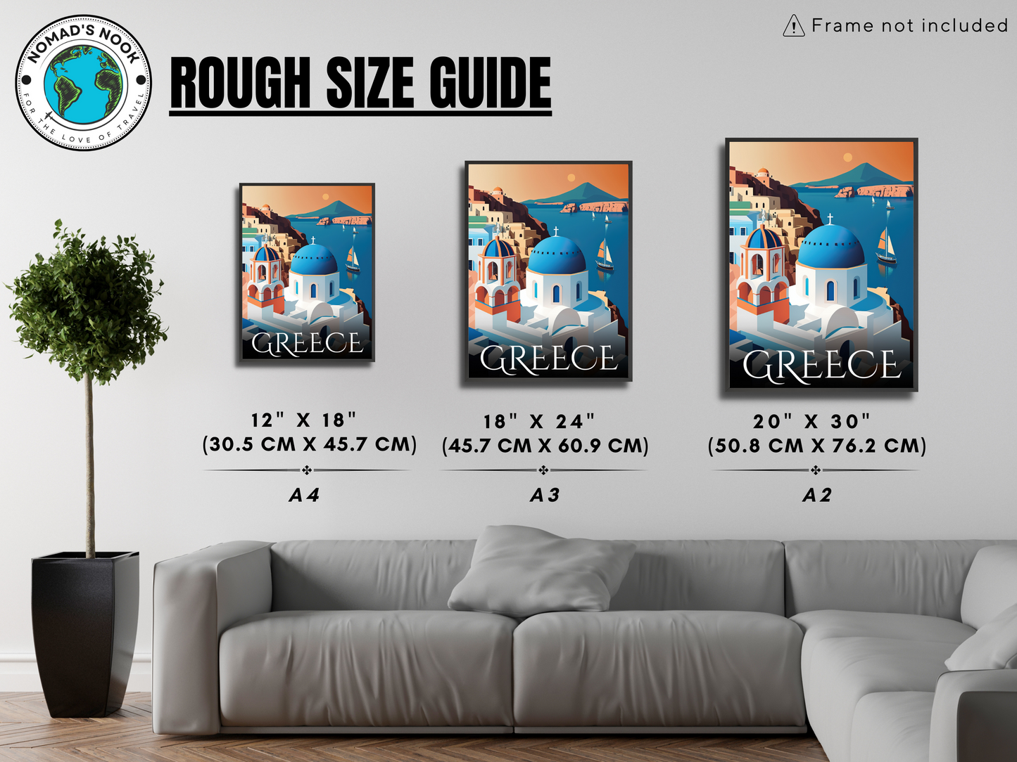 Greece Printed Poster