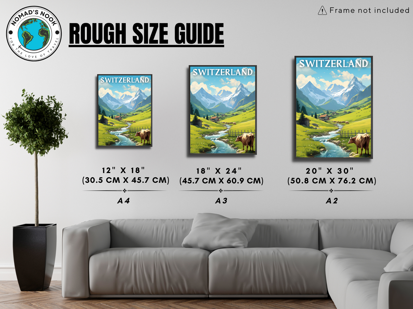 Switzerland Printed Poster