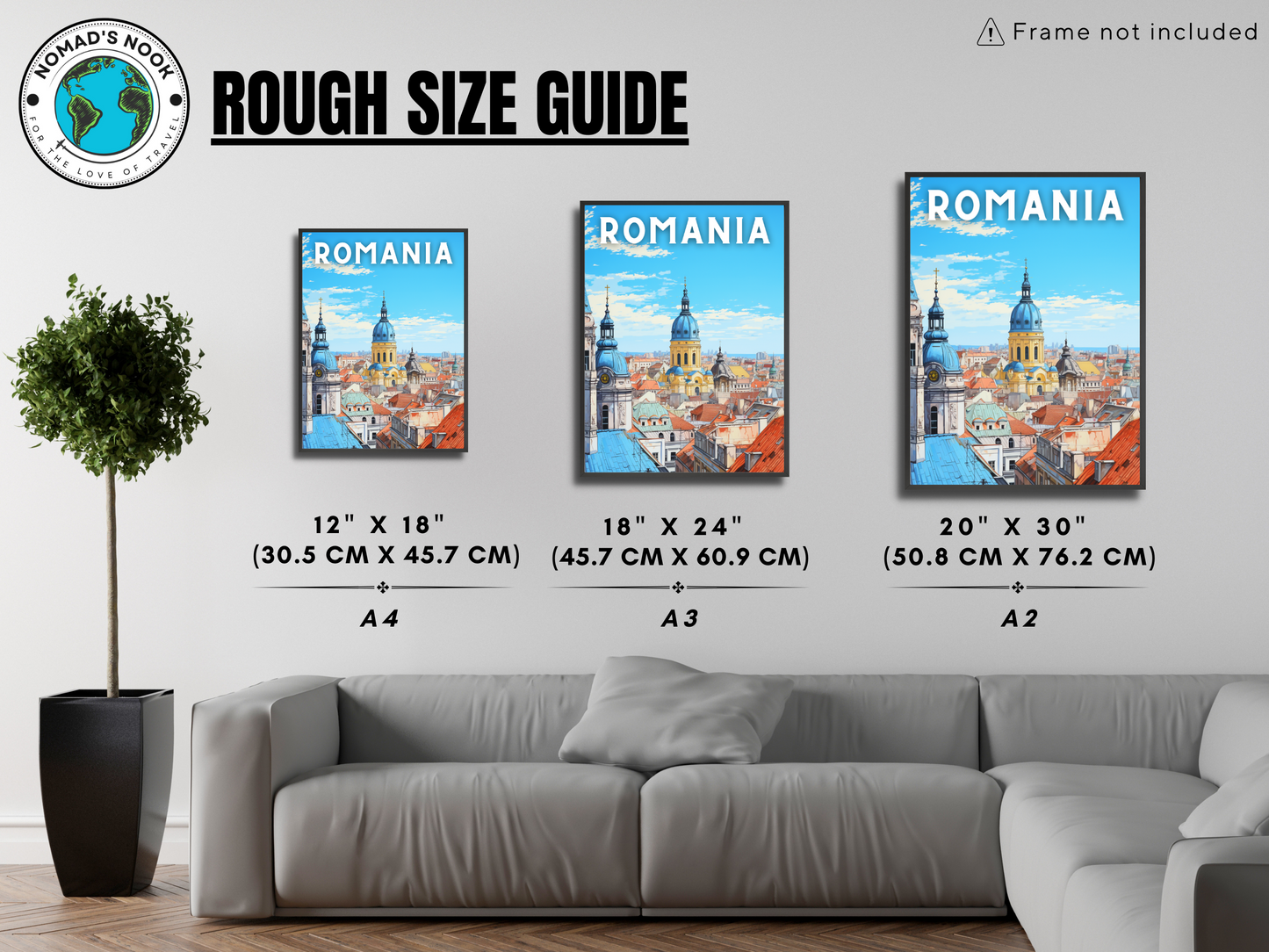 Romania Printed Poster