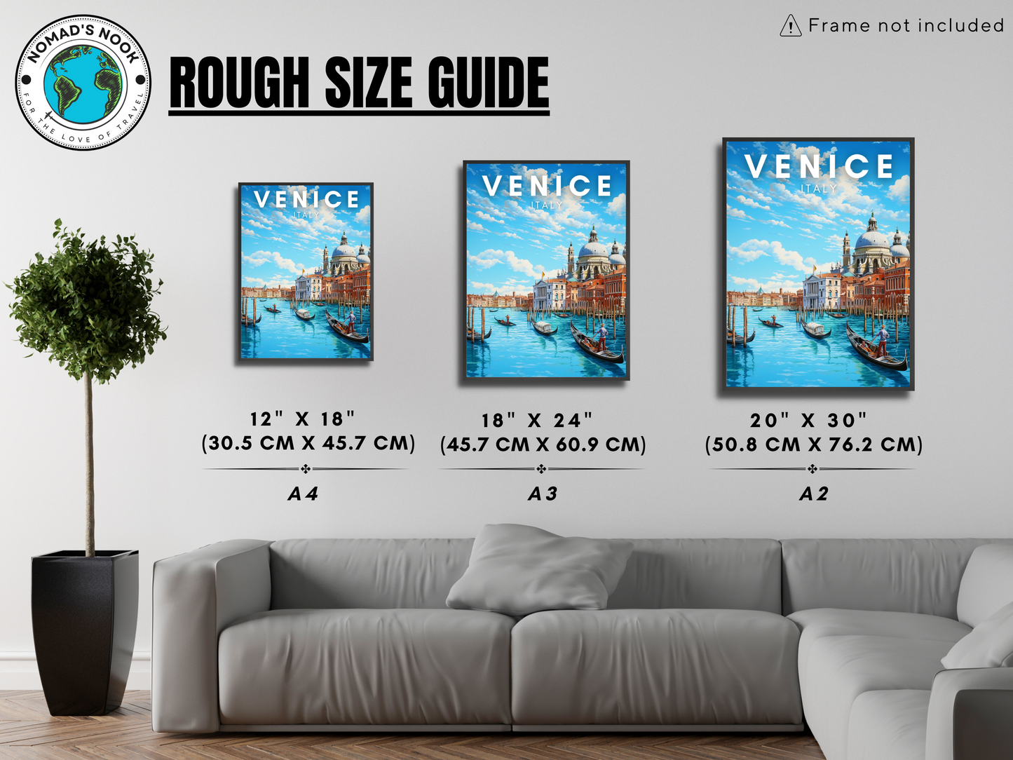 Italy: Venice Printed Poster