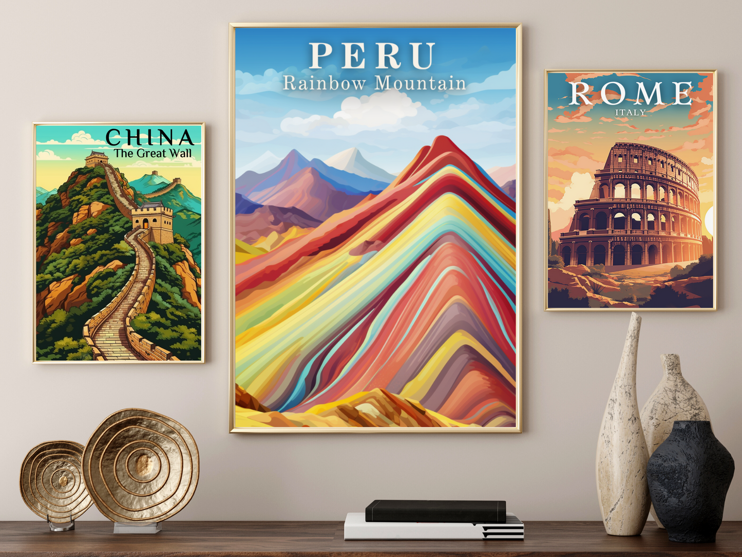 Peru: Rainbow Mountain Downloadable Poster