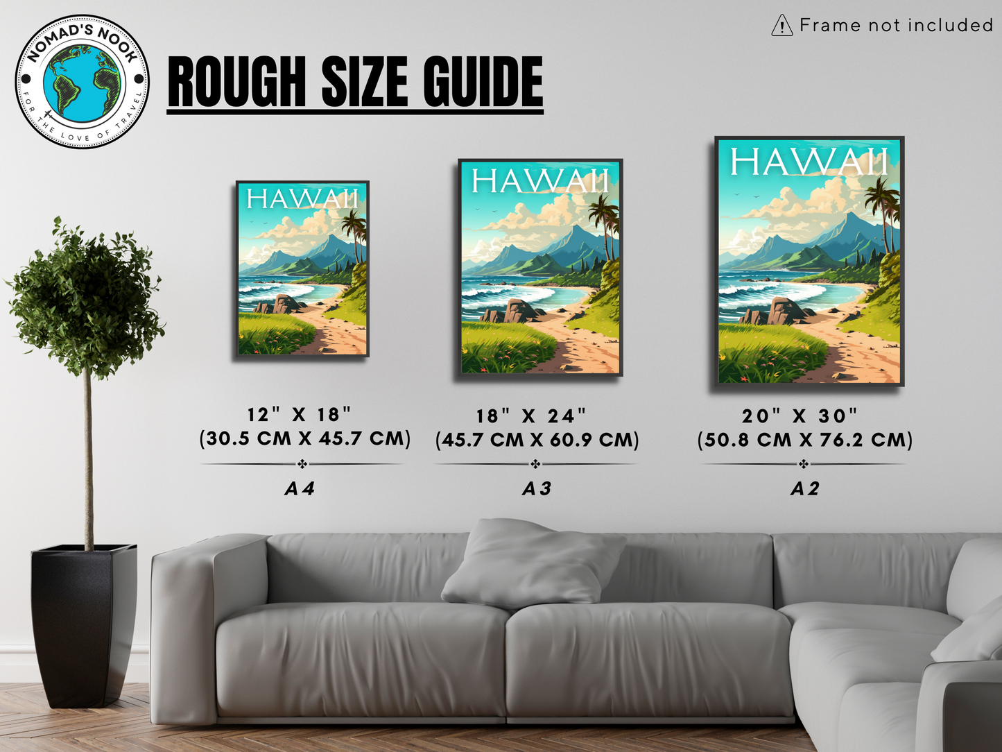 Hawaii Printed Poster