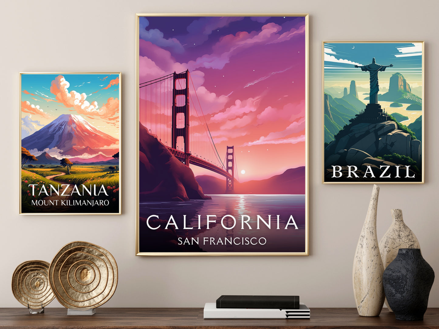 California (San Francisco) Downloadable Poster