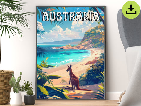 Australia Downloadable Poster