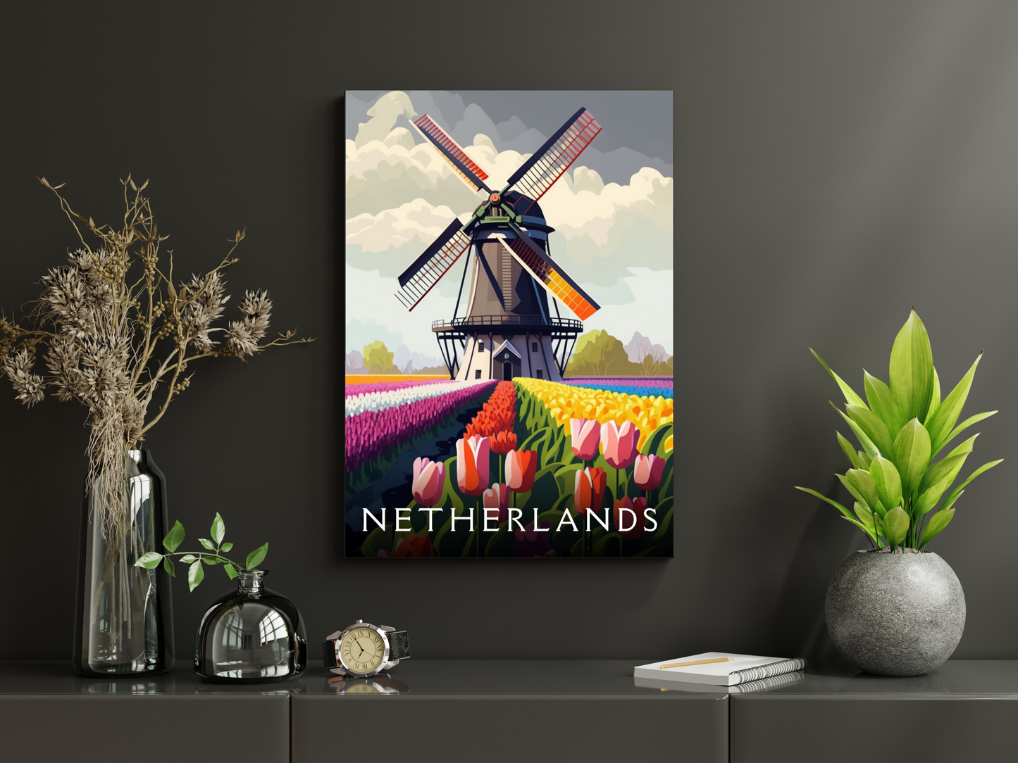 Netherlands Printed Poster