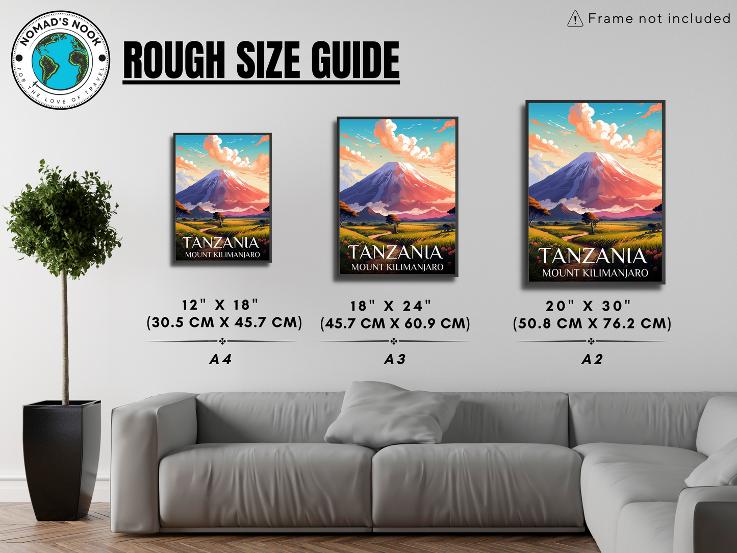 Tanzania Printed Poster