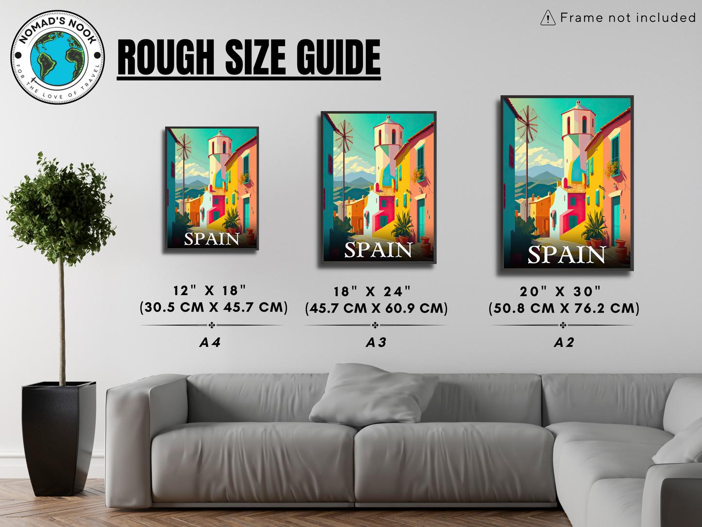 Spain Printed Poster