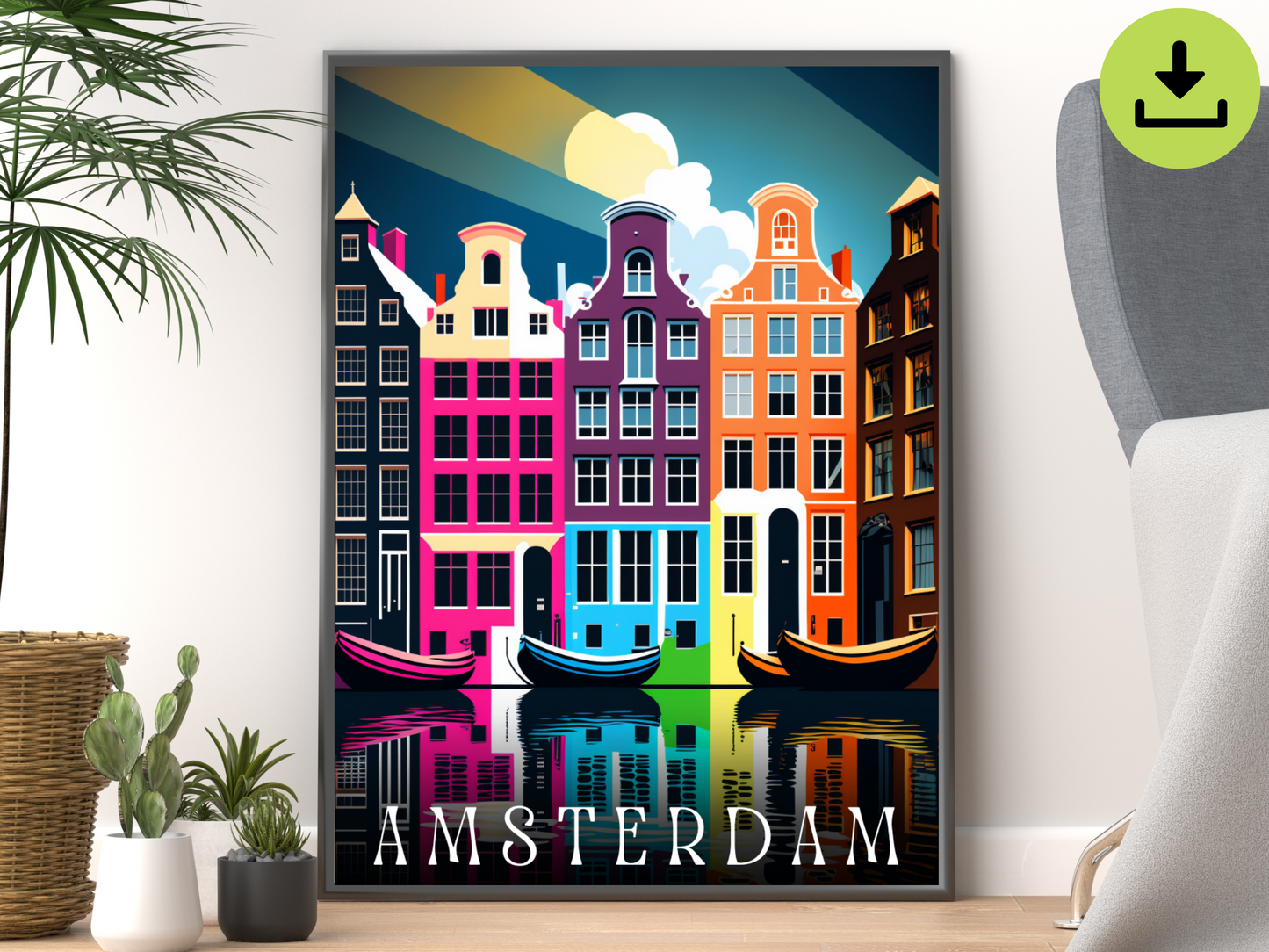 Amsterdam Downloadable Poster