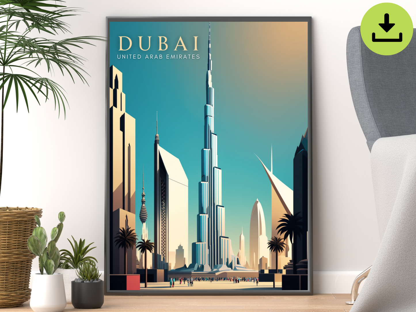 Dubai Downloadable Poster