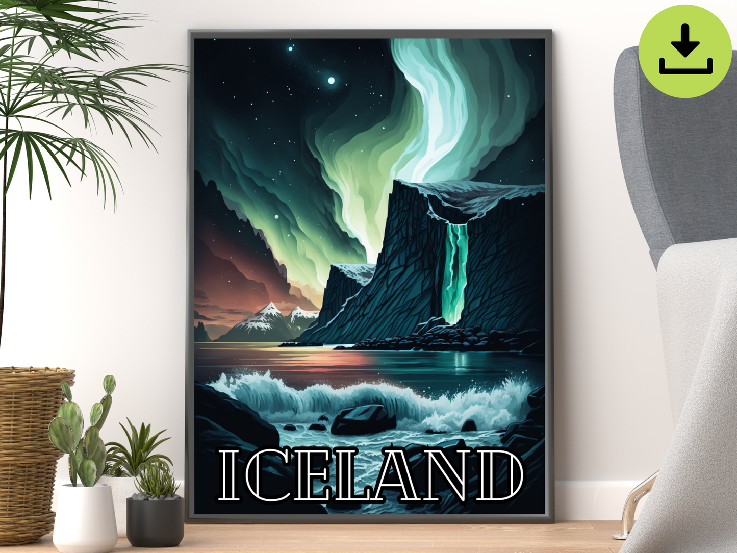 Iceland Downloadable Poster