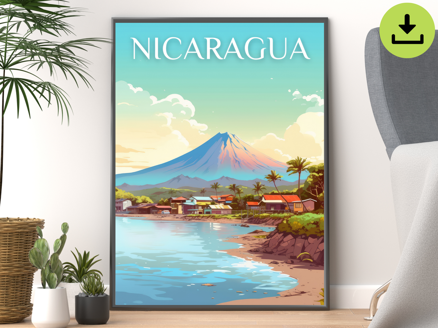 Nicaragua Downloadable Poster