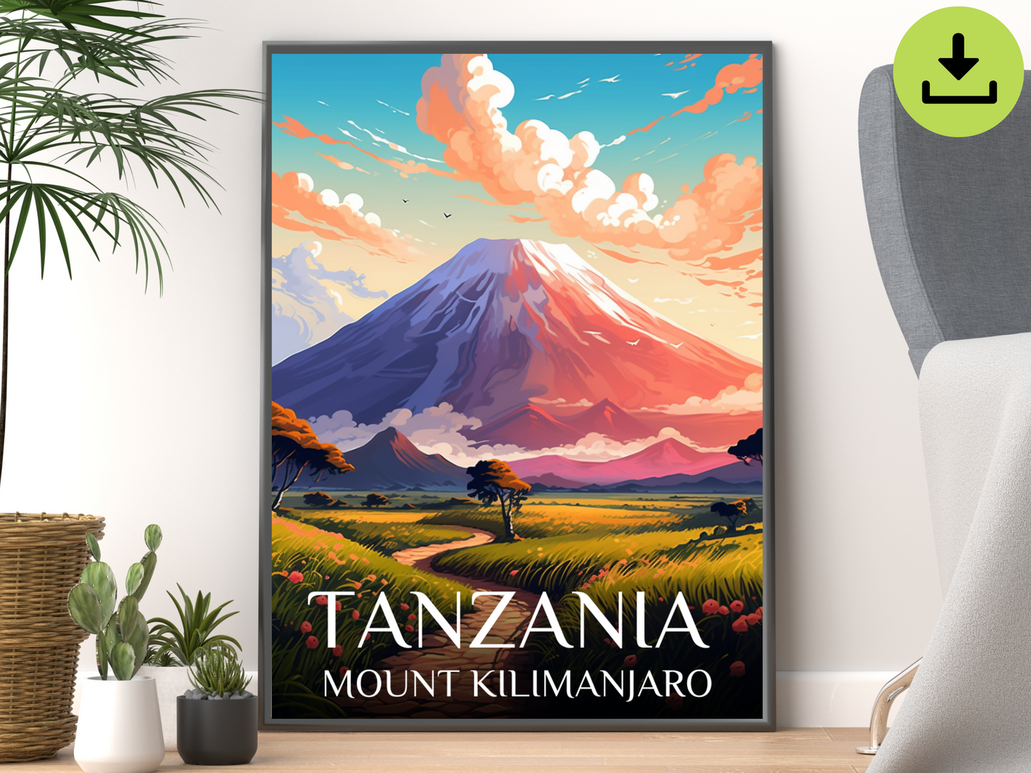 Tanzania Downloadable Poster